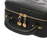 CHANEL シャネル ココマーク 2WAY ブラック レディース キャビアスキン バニティバッグ Bランク 中古 銀蔵