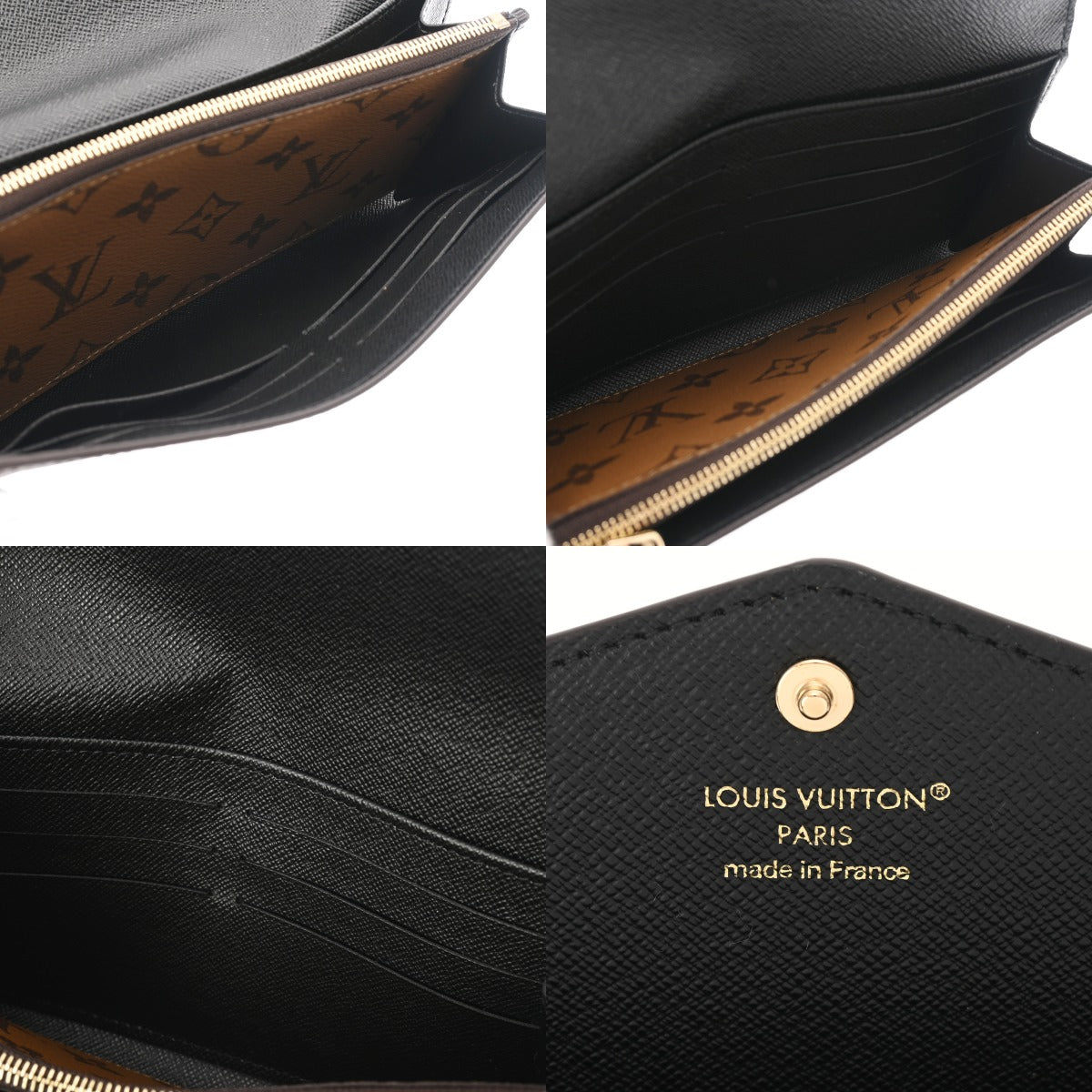 最高級美品 ルイヴィトン ポルトフォイユゾエ モノグラム ジャイアント リバース LOUIS VUITTON（ルイ・ヴィトン） M80726 モノグラム モノグラム
