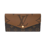 LOUIS VUITTON ルイヴィトン モノグラムジャイアント リバース ポルトフォイユ サラ ブラウン M80726 レディース モノグラムキャンバス 長財布 未使用 銀蔵