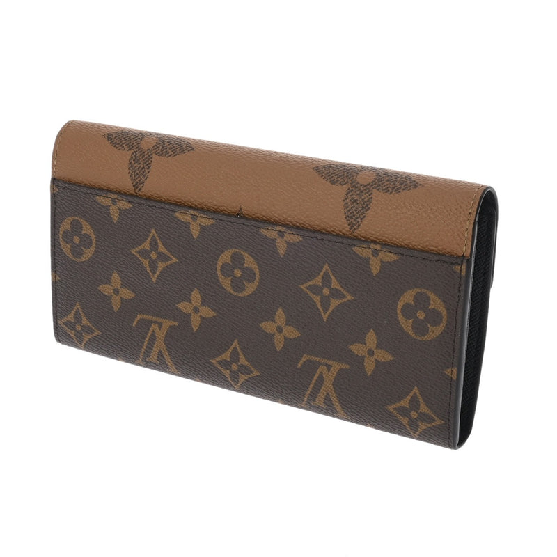 LOUIS VUITTON ルイヴィトン モノグラムジャイアント リバース ポルトフォイユ サラ ブラウン M80726 レディース モノグラムキャンバス 長財布 未使用 銀蔵
