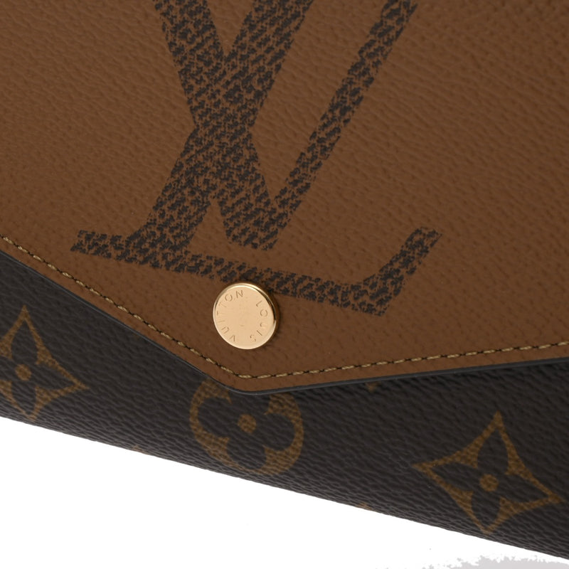 LOUIS VUITTON ルイヴィトン モノグラムジャイアント リバース ポルトフォイユ サラ ブラウン M80726 レディース モノグラムキャンバス 長財布 未使用 銀蔵