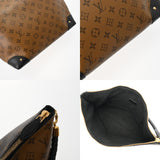 LOUIS VUITTON ルイヴィトン モノグラムリバース トライアングルソフティ ブラウン M44130 レディース モノグラムキャンバス ショルダーバッグ Bランク 中古 銀蔵