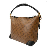 LOUIS VUITTON ルイヴィトン モノグラムリバース トライアングルソフティ ブラウン M44130 レディース モノグラムキャンバス ショルダーバッグ Bランク 中古 銀蔵