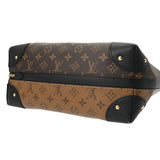 LOUIS VUITTON ルイヴィトン モノグラムリバース トライアングルソフティ ブラウン M44130 レディース モノグラムキャンバス ショルダーバッグ Bランク 中古 銀蔵
