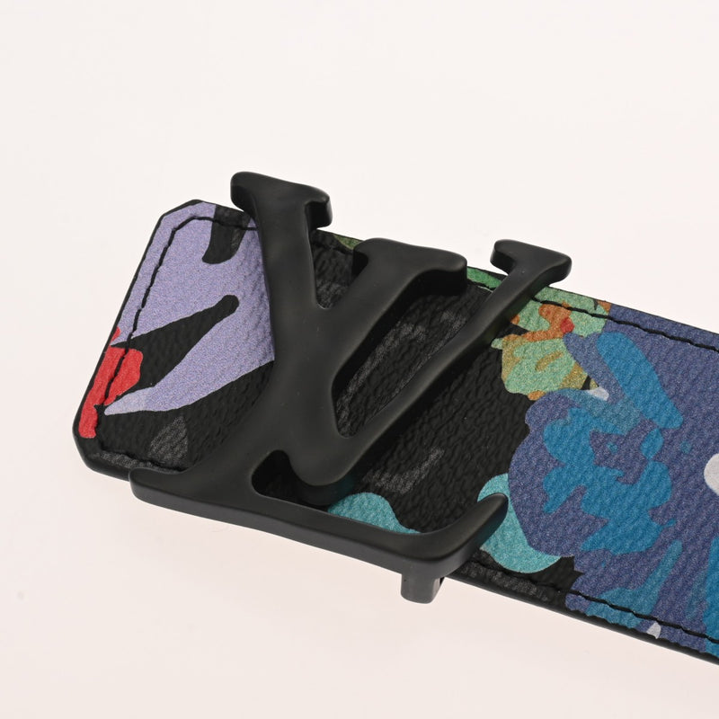 LOUIS VUITTON ルイヴィトン モノグラムエクリプス サンチュール ファリアージュ 85 ブラック MP242 メンズ モノグラムキャンバス ベルト Aランク 中古 銀蔵