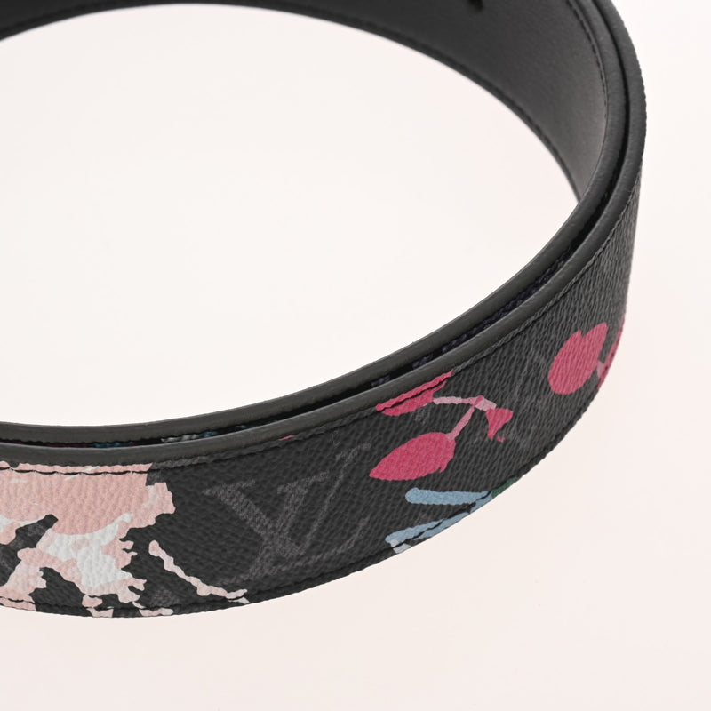 LOUIS VUITTON ルイヴィトン モノグラムエクリプス サンチュール ファリアージュ 85 ブラック MP242 メンズ モノグラムキャンバス ベルト Aランク 中古 銀蔵