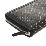 GUCCI グッチ ラウンドファスナー ディアマンテ スタッズ ブラック 449391 メンズ レザー 長財布 未使用 銀蔵