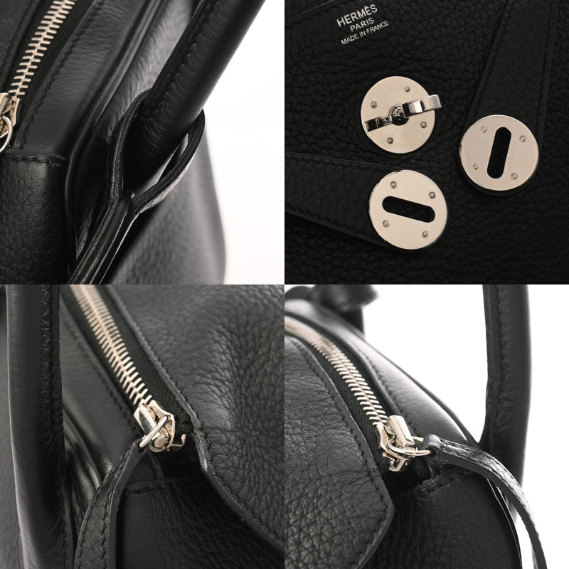 HERMES エルメス リンディ 30 2WAY ブラック □J刻印(2006年頃) レディース トリヨンクレマンス ショルダーバッグ ABランク 中古 銀蔵
