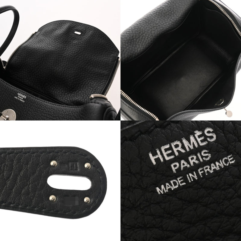 HERMES エルメス リンディ 30 2WAY ブラック □J刻印(2006年頃) レディース トリヨンクレマンス ショルダーバッグ ABランク 中古 銀蔵