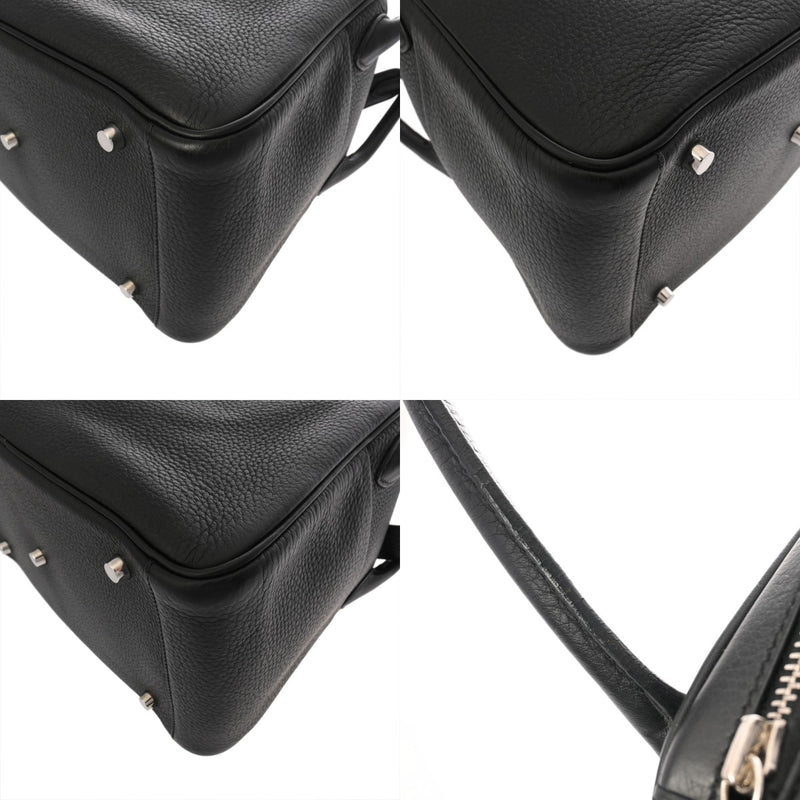 HERMES エルメス リンディ 30 2WAY ブラック □J刻印(2006年頃) レディース トリヨンクレマンス ショルダーバッグ ABランク 中古 銀蔵