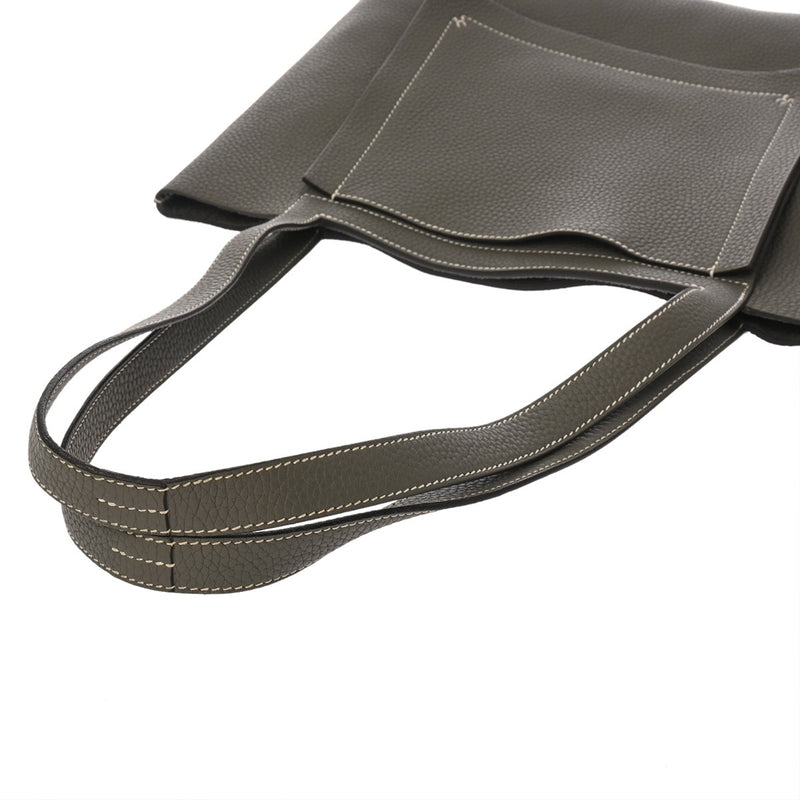 HERMES エルメス カバセリエ 31 グリメイヤー U刻印(2022年頃) レディース トリヨンクレマンス トートバッグ Bランク 中古 銀蔵