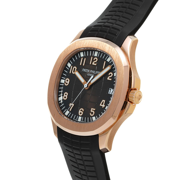 パテックフィリップ アクアノート 5167R-001 ブラウン・エンボス メンズ 腕時計 自動巻き 中古 銀蔵