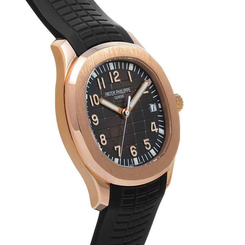 パテックフィリップ アクアノート 5167R-001 ブラウン・エンボス メンズ 腕時計 自動巻き 中古 銀蔵