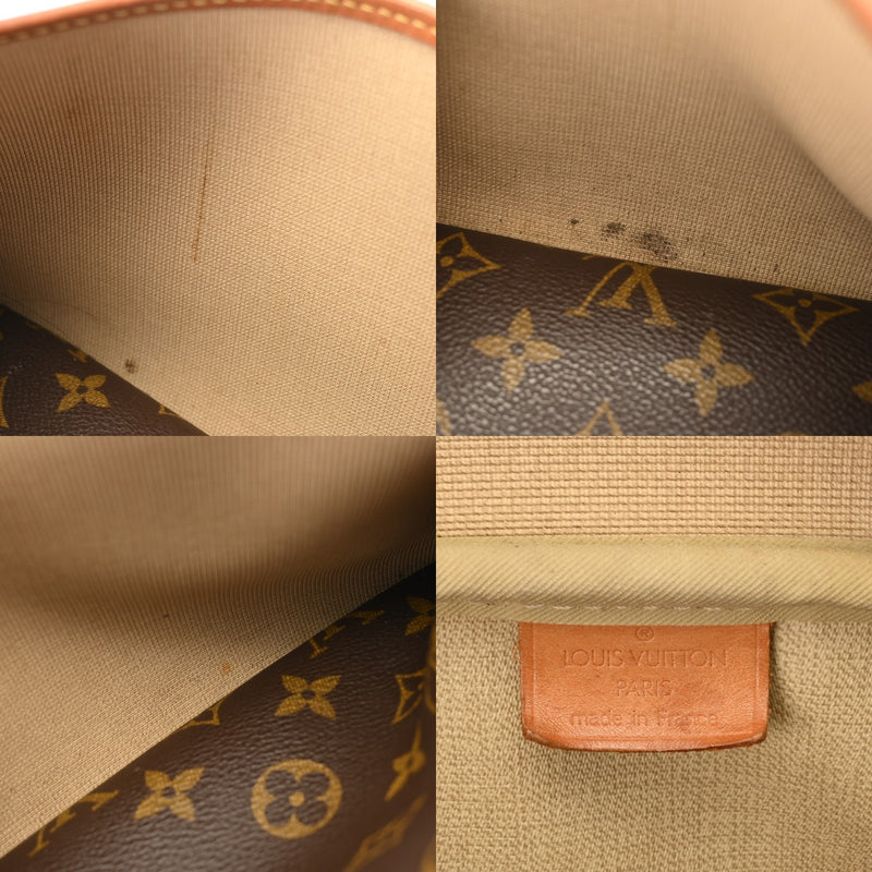 LOUIS VUITTON ルイヴィトン モノグラム ドーヴィル ブラウン M47270 レディース モノグラムキャンバス ハンドバッグ Bランク 中古 銀蔵