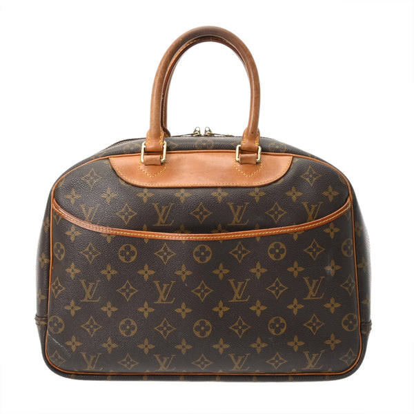 LOUIS VUITTON ルイヴィトン モノグラム ドーヴィル ブラウン M47270 レディース モノグラムキャンバス ハンドバッグ Bランク 中古 銀蔵