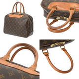 LOUIS VUITTON ルイヴィトン モノグラム ドーヴィル ブラウン M47270 レディース モノグラムキャンバス ハンドバッグ Bランク 中古 銀蔵