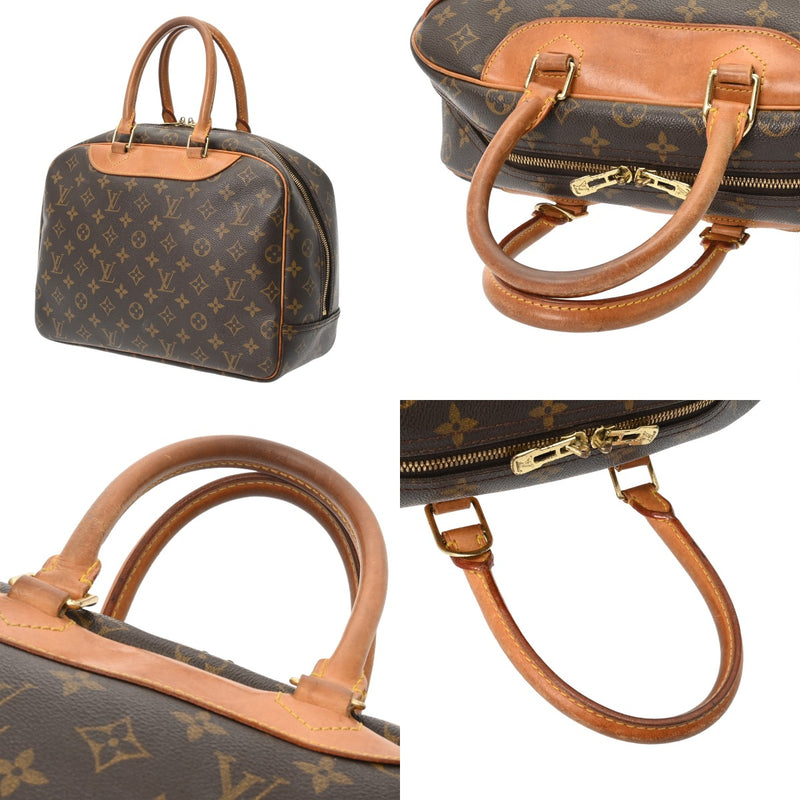 LOUIS VUITTON ルイヴィトン モノグラム ドーヴィル ブラウン M47270 レディース モノグラムキャンバス ハンドバッグ Bランク 中古 銀蔵