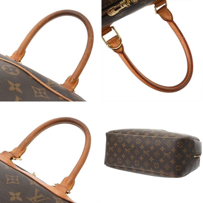 LOUIS VUITTON ルイヴィトン モノグラム ドーヴィル ブラウン M47270 レディース モノグラムキャンバス ハンドバッグ Bランク 中古 銀蔵