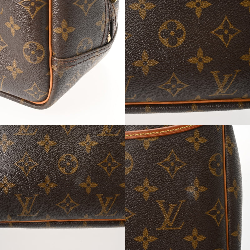 LOUIS VUITTON ルイヴィトン モノグラム ドーヴィル ブラウン M47270 レディース モノグラムキャンバス ハンドバッグ Bランク 中古 銀蔵