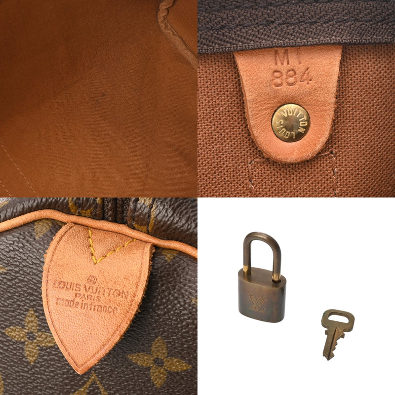 LOUIS VUITTON ルイヴィトン モノグラム キーポル 55 ブラウン M41424