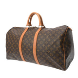 LOUIS VUITTON ルイヴィトン モノグラム キーポル 55 ブラウン M41424 ユニセックス モノグラムキャンバス ボストンバッグ Bランク 中古 銀蔵