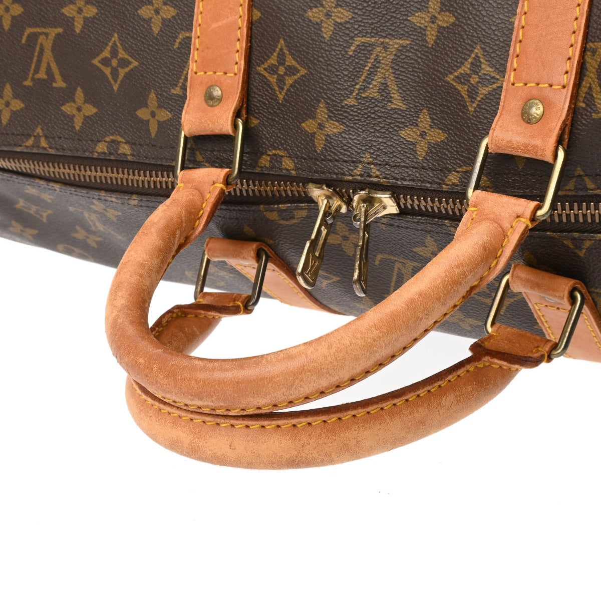 LOUIS VUITTON ルイヴィトン モノグラム キーポル 55 ブラウン M41424