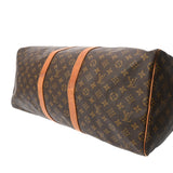 LOUIS VUITTON ルイヴィトン モノグラム キーポル 55 ブラウン M41424 ユニセックス モノグラムキャンバス ボストンバッグ Bランク 中古 銀蔵
