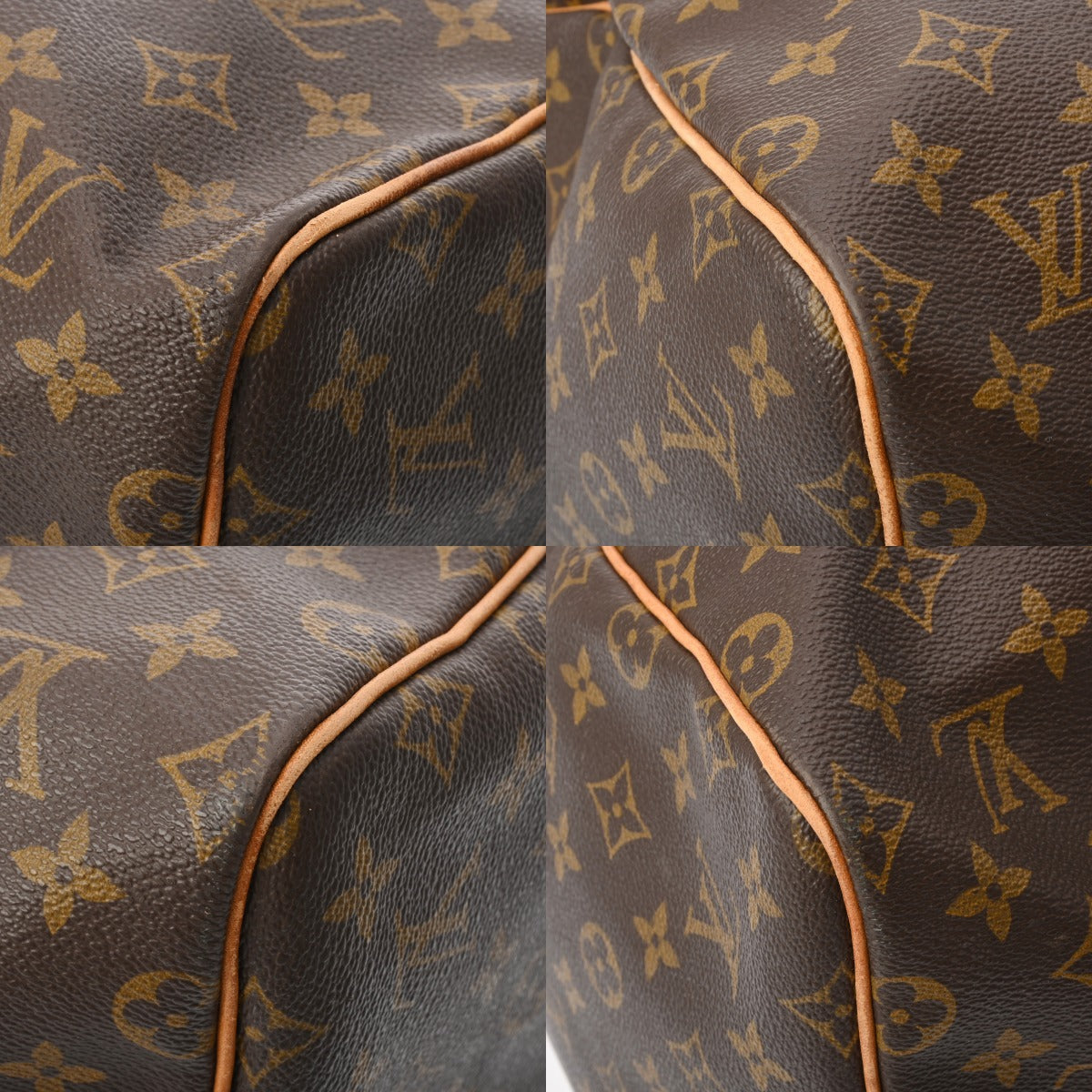 LOUIS VUITTON ルイヴィトン モノグラム キーポル 55 ブラウン M41424