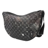 LOUIS VUITTON ルイヴィトン モノグラムギャラクシー アルファホーボーメッセンジャー ブラック系 N44164 メンズ モノグラムギャラクシーキャンバス ボディバッグ 新同 中古 銀蔵