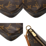 LOUIS VUITTON ルイヴィトン モノグラム ポシェットアクセソワール ブラウン M40712 ユニセックス モノグラムキャンバス アクセサリーポーチ ABランク 中古 銀蔵