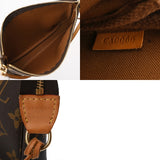 LOUIS VUITTON ルイヴィトン モノグラム ポシェットアクセソワール ブラウン M40712 ユニセックス モノグラムキャンバス アクセサリーポーチ ABランク 中古 銀蔵