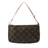 LOUIS VUITTON ルイヴィトン モノグラム ポシェットアクセソワール ブラウン M40712 ユニセックス モノグラムキャンバス アクセサリーポーチ ABランク 中古 銀蔵