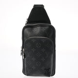 LOUIS VUITTON ルイヴィトン モノグラムエクリプス アヴェニュースリングバッグ PM ブラック M47137 メンズ モノグラムエクリプスキャンバス ボディバッグ Aランク 中古 銀蔵