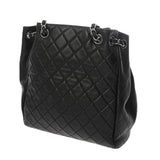 CHANEL シャネル マトラッセ 巾着 黒 レディース ラムスキン ショルダーバッグ Aランク 中古 銀蔵