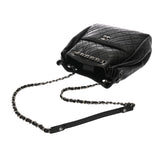 CHANEL シャネル マトラッセ 巾着 黒 レディース ラムスキン ショルダーバッグ Aランク 中古 銀蔵