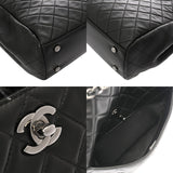 CHANEL シャネル マトラッセ 巾着 黒 レディース ラムスキン ショルダーバッグ Aランク 中古 銀蔵