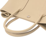 HERMES エルメス ガーデンパーティ TPM クレ パラジウム金具 D刻印(2019年頃) レディース ヴァッシュカントリー ハンドバッグ Aランク 中古 銀蔵