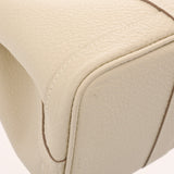 HERMES エルメス ガーデンパーティ TPM クレ パラジウム金具 D刻印(2019年頃) レディース ヴァッシュカントリー ハンドバッグ Aランク 中古 銀蔵