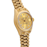 ロレックス デイトジャスト 10Pダイヤ 69178G T番(1996年頃製造) シャンパン/ダイヤモンド レディース 腕時計 自動巻き 中古 銀蔵