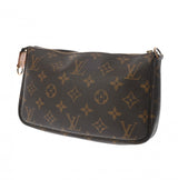 LOUIS VUITTON ルイヴィトン モノグラム ポシェット アクセソワール ブラウン M51980 レディース モノグラムキャンバス アクセサリーポーチ Bランク 中古 銀蔵