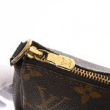 LOUIS VUITTON ルイヴィトン モノグラム ポシェット アクセソワール ブラウン M51980 レディース モノグラムキャンバス アクセサリーポーチ Bランク 中古 銀蔵
