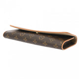 LOUIS VUITTON ルイヴィトン ポシェットツイン GM ブラウン M51852 レディース モノグラムキャンバス ショルダーバッグ Bランク 中古 銀蔵