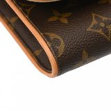 LOUIS VUITTON ルイヴィトン ポシェットツイン GM ブラウン M51852 レディース モノグラムキャンバス ショルダーバッグ Bランク 中古 銀蔵