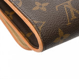 LOUIS VUITTON ルイヴィトン ポシェットツイン GM ブラウン M51852 レディース モノグラムキャンバス ショルダーバッグ Bランク 中古 銀蔵