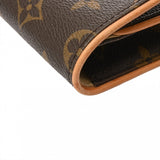 LOUIS VUITTON ルイヴィトン ポシェットツイン GM ブラウン M51852 レディース モノグラムキャンバス ショルダーバッグ Bランク 中古 銀蔵