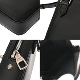 LOUIS VUITTON ルイヴィトン ダヌーブメッセンジャー ブラック M53975 ユニセックス レザー ショルダーバッグ 未使用 銀蔵
