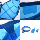 LOUIS VUITTON ルイヴィトン モノグラムプリズム キーポル バンドリエール 50 ブルー M53272 ユニセックス PVC ボストンバッグ ABランク 中古 銀蔵