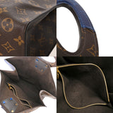LOUIS VUITTON ルイヴィトン モノグラム スプリット トート ブラウン/ネイビー M43860 メンズ モノグラムキャンバス トートバッグ Aランク 中古 銀蔵