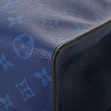 LOUIS VUITTON ルイヴィトン モノグラム スプリット トート ブラウン/ネイビー M43860 メンズ モノグラムキャンバス トートバッグ Aランク 中古 銀蔵