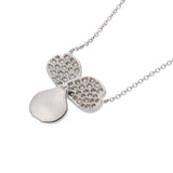 TIFFANY&Co. ティファニー ペーパーフラワー ダイヤ レディース Pt950プラチナ ネックレス Aランク 中古 銀蔵